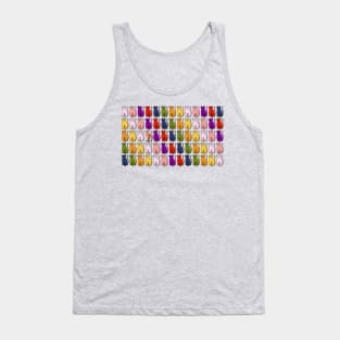 Clowder of Cats in Rainbow Colors Tank Top